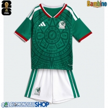 Maglie da calcio Messico Prima Maglia Bambino Mondiali 2026  Manica Corta (+ Pantaloni corti)
